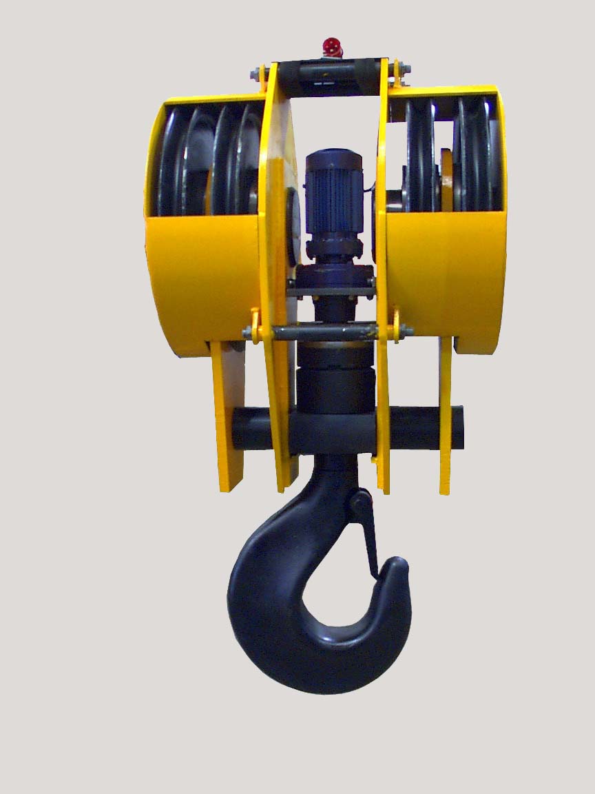 MOTORMAN - Hook block with motorized rotation (material handling